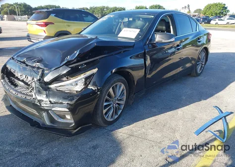 2020 Infiniti Q50 Luxe z USA, uszkodzony, nr VIN JN1EV7AP7LM205214